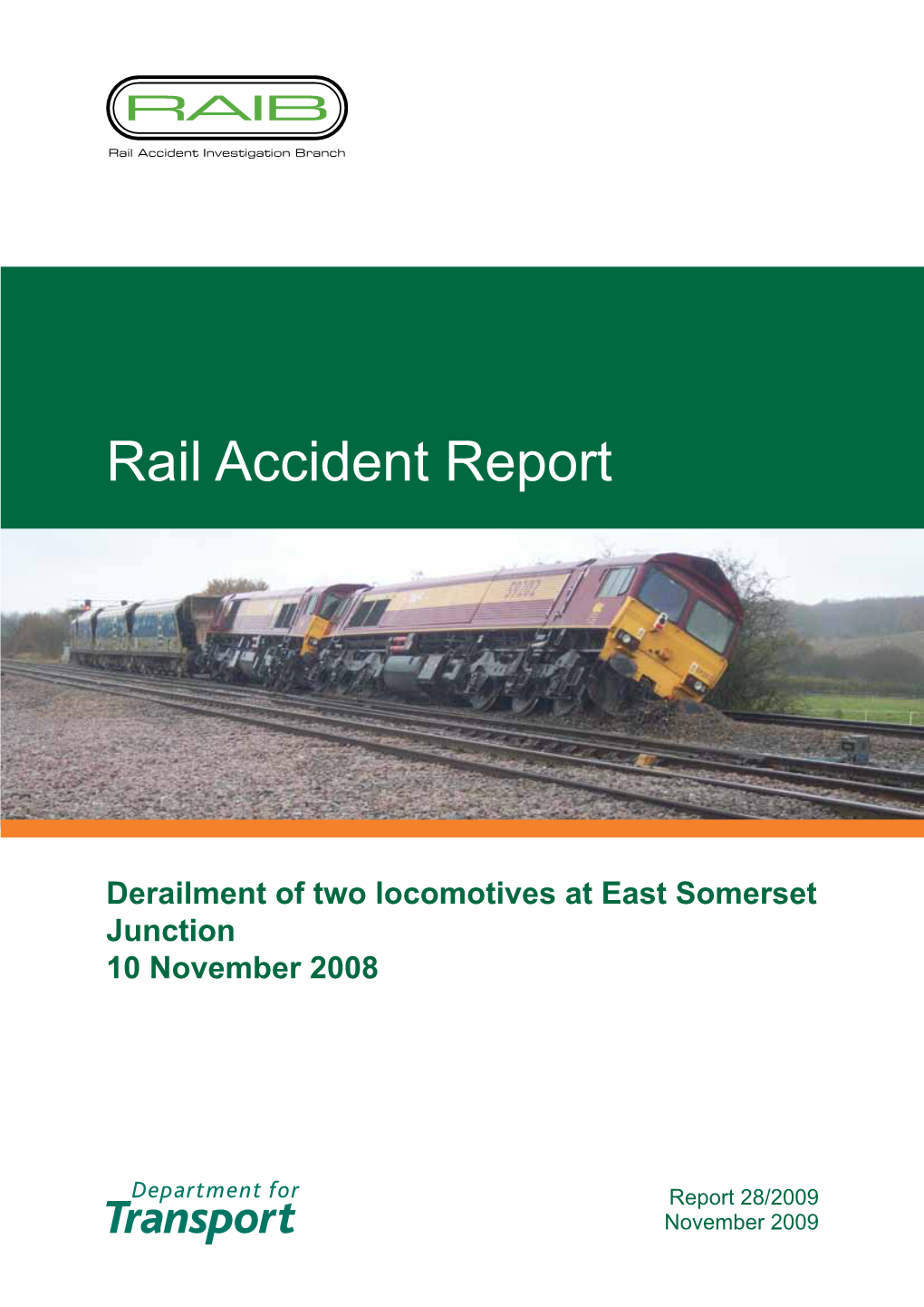 Rail Accident Report