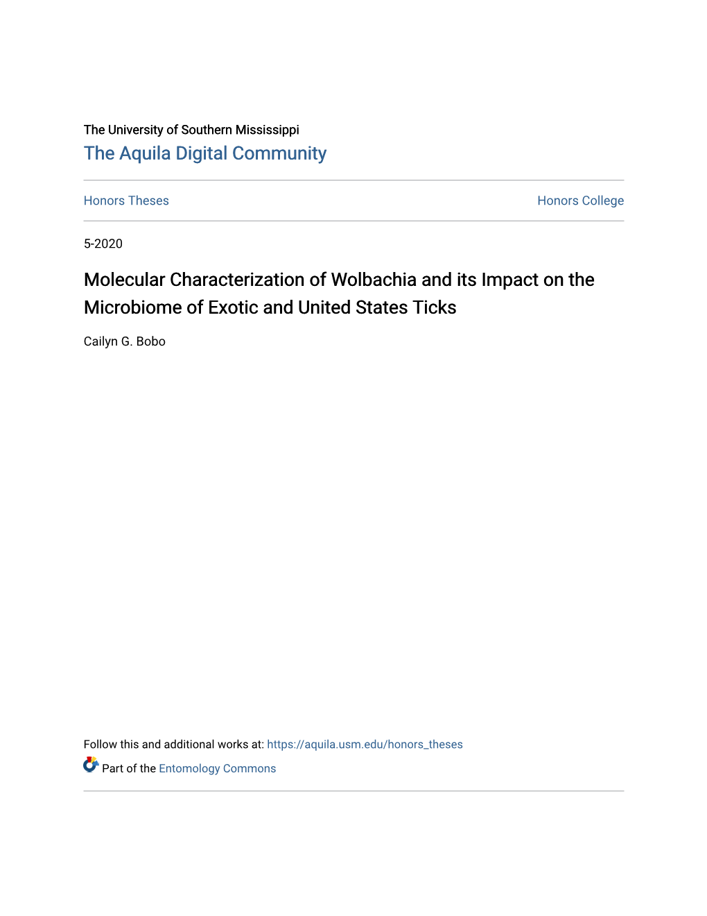 Molecular Characterization of Wolbachia and Its Impact on the Microbiome of Exotic and United States Ticks