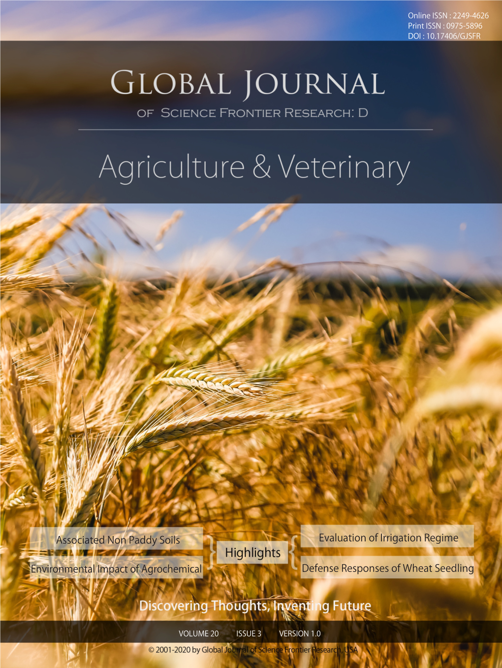 Global Journal of Science Frontier Research: D Agriculture & Veterinary