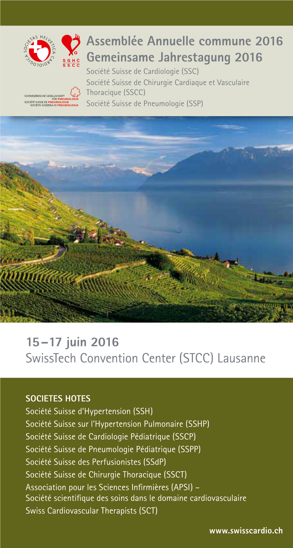 (STCC) Lausanne Assemblée Annuelle Commune 2016