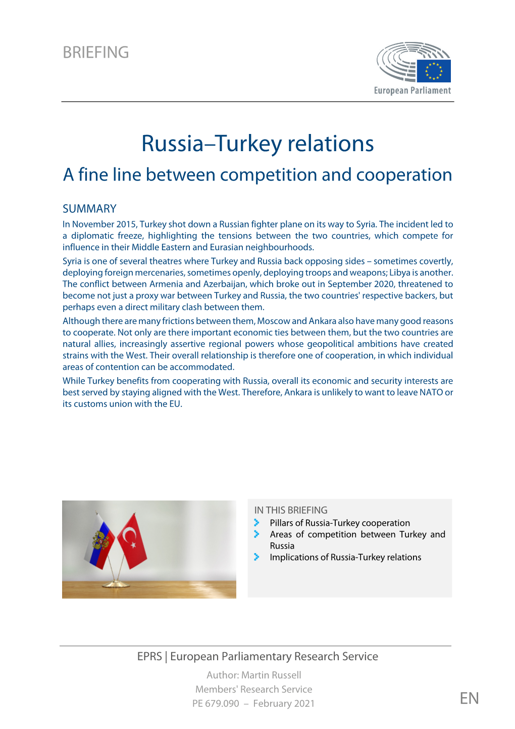 Russia-Turkey Relations