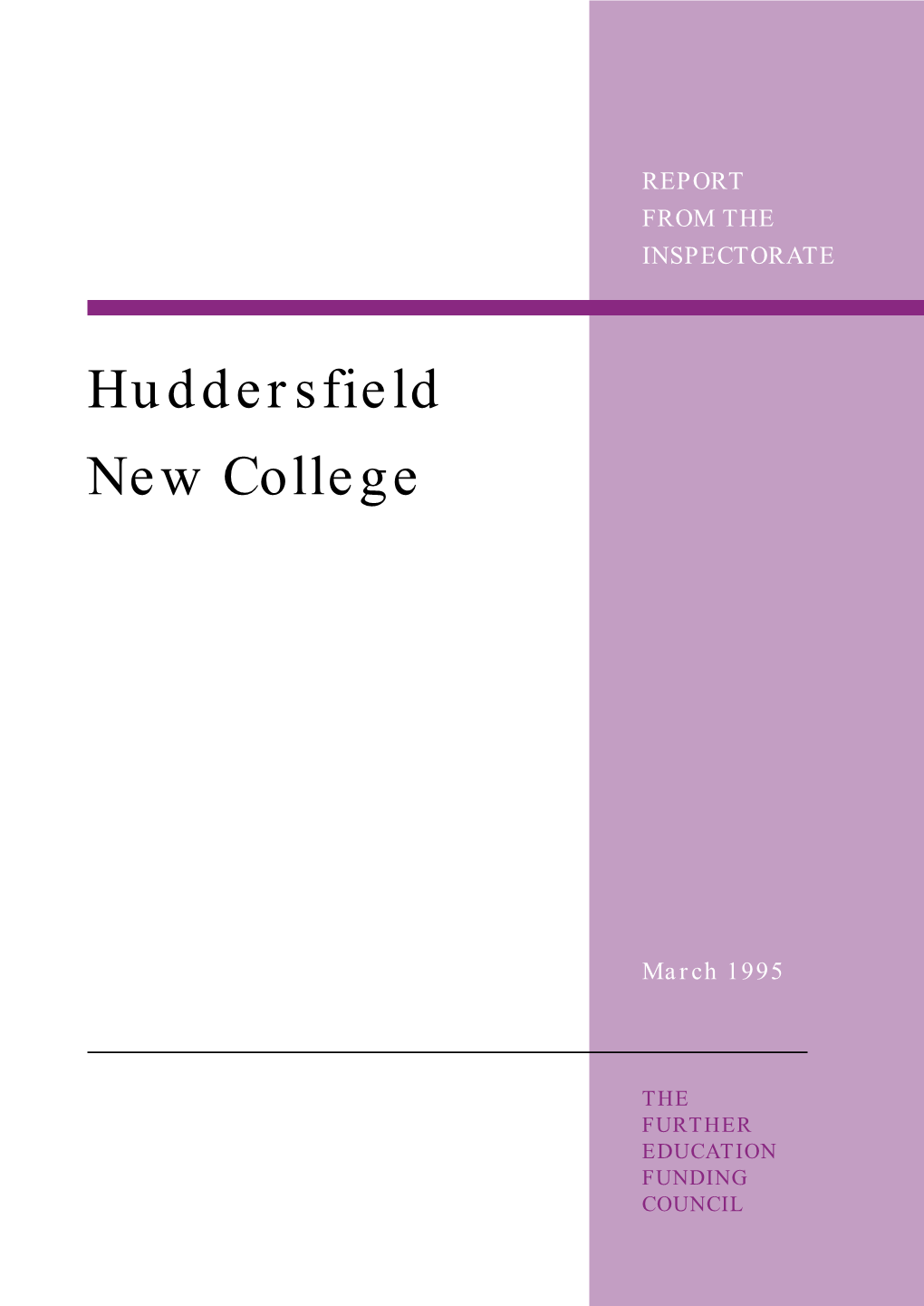 Huddersfield New College