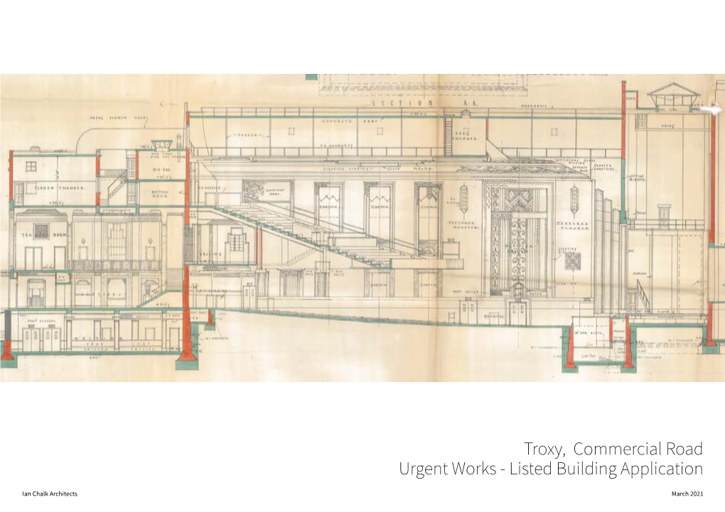 Urgent Works - Listed Building Application