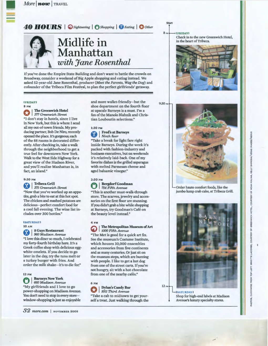 Jane Rosenthal's Manhattan