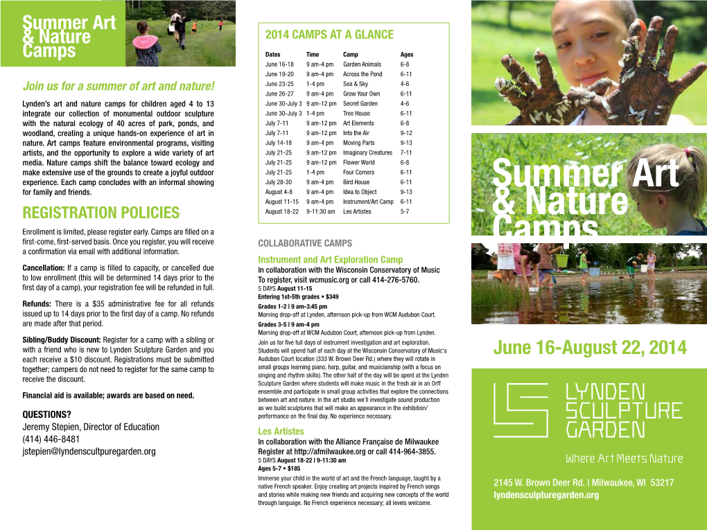 Summer Art & Nature Camps