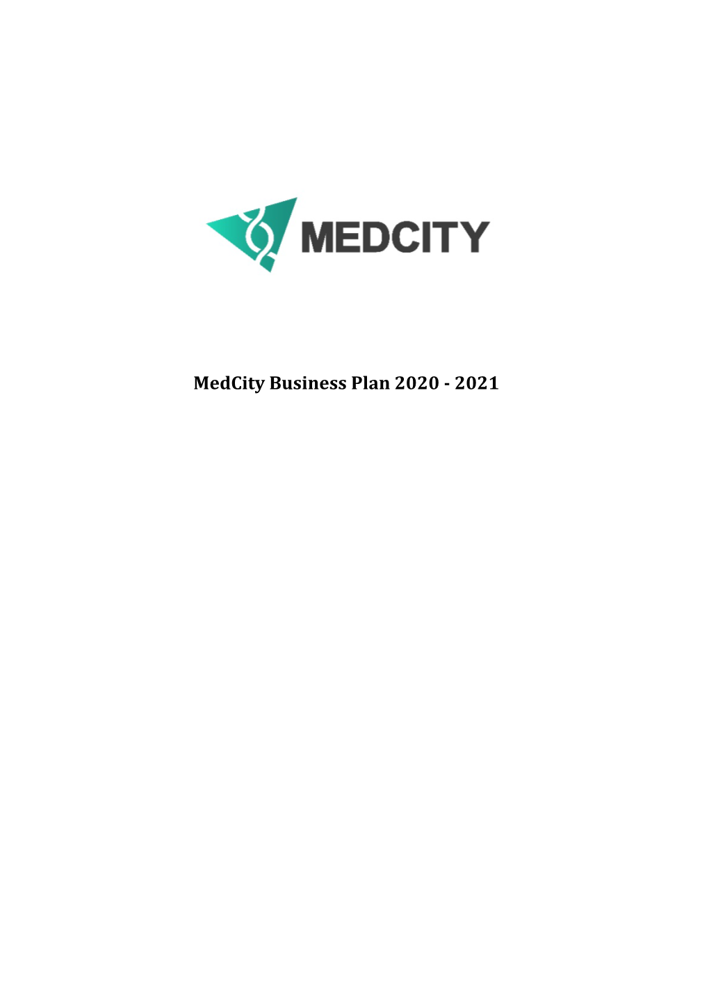 Medcity Business Plan 2020 - 2021