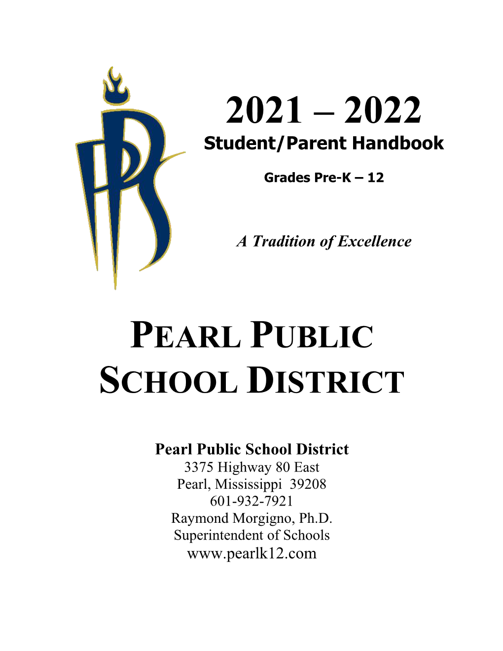 2021 – 2022 Student/Parent Handbook