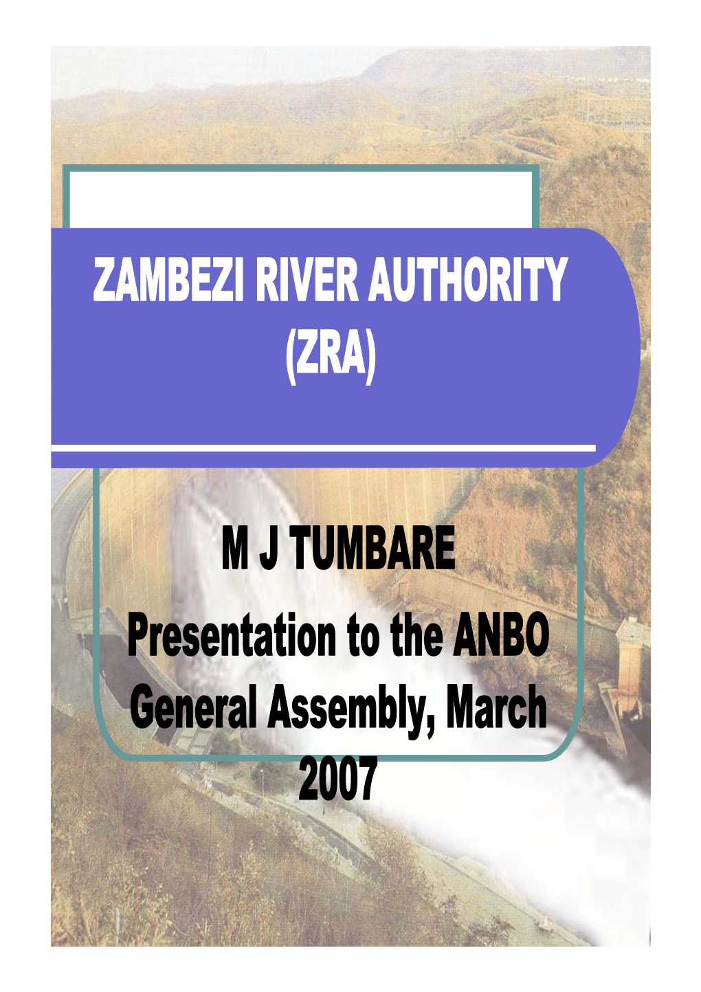 Zambezi River Authority (Zra)