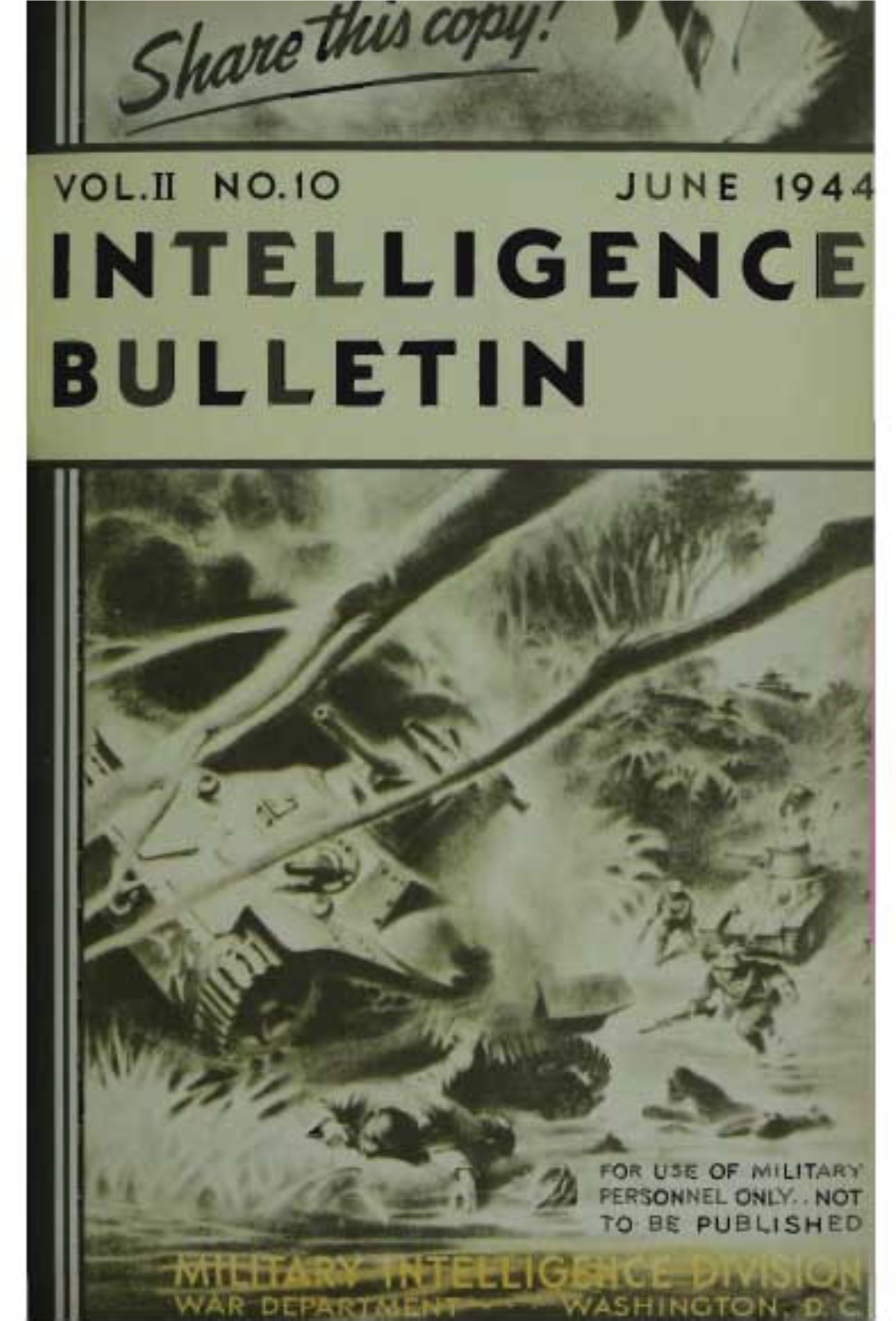 Usarmy MID Intelligence Bulletin Vol. 2 No. 10 1944-06-00.Pdf