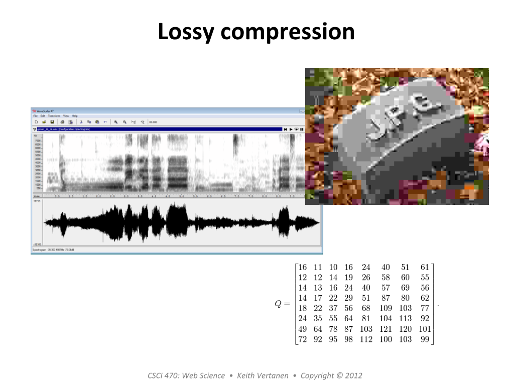 Lossy Compression