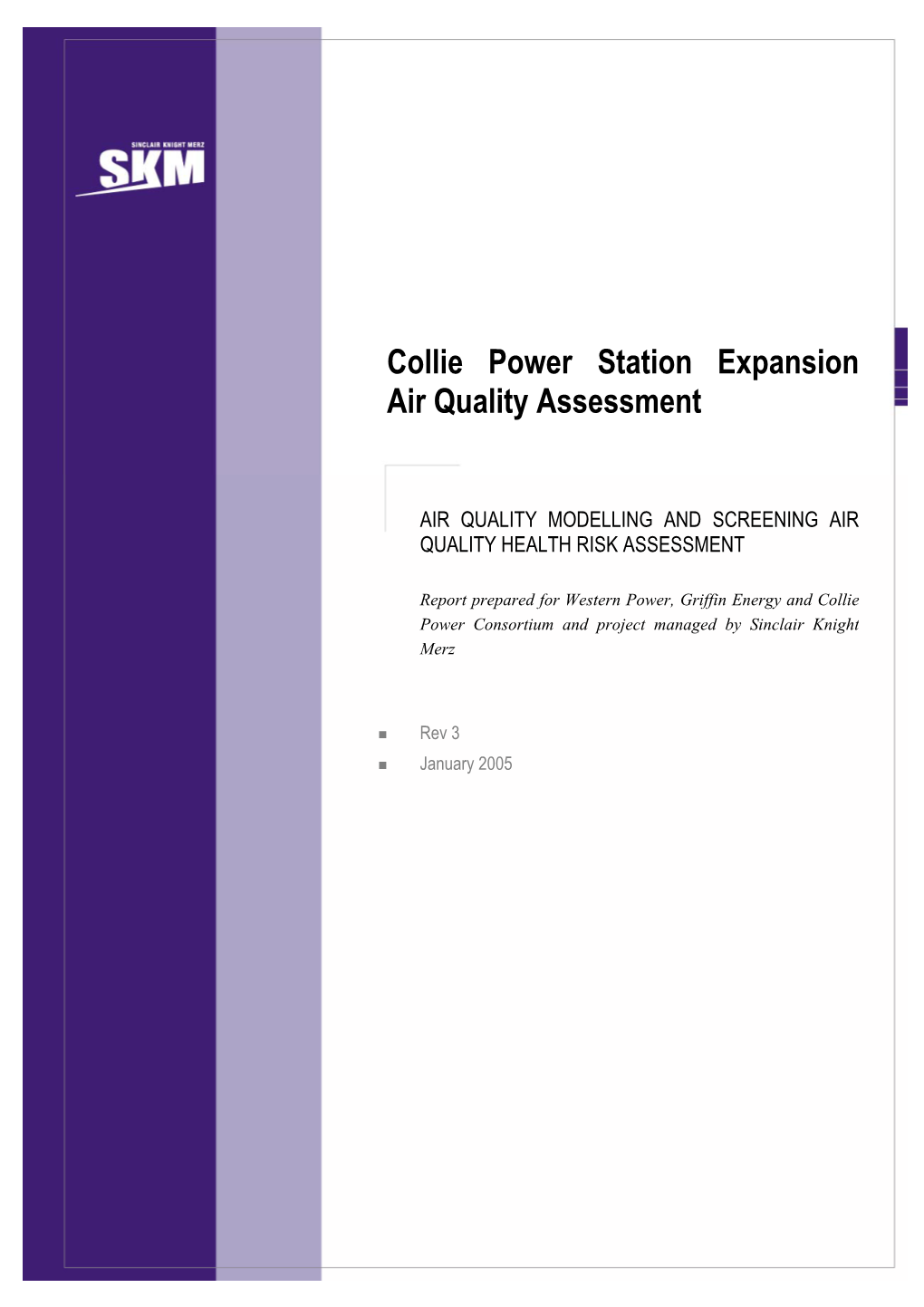 Collie Power Station Expansion Air Quality Assessment