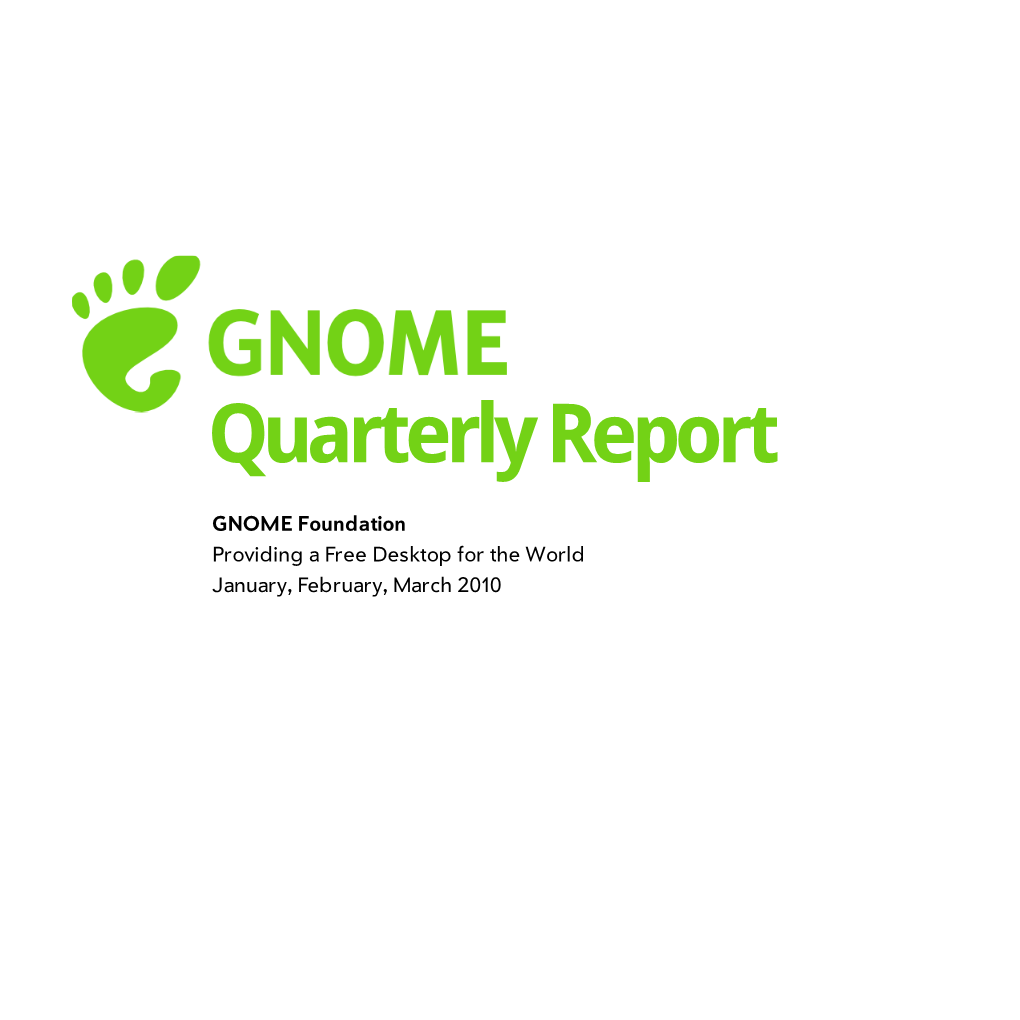 Quarterly Report