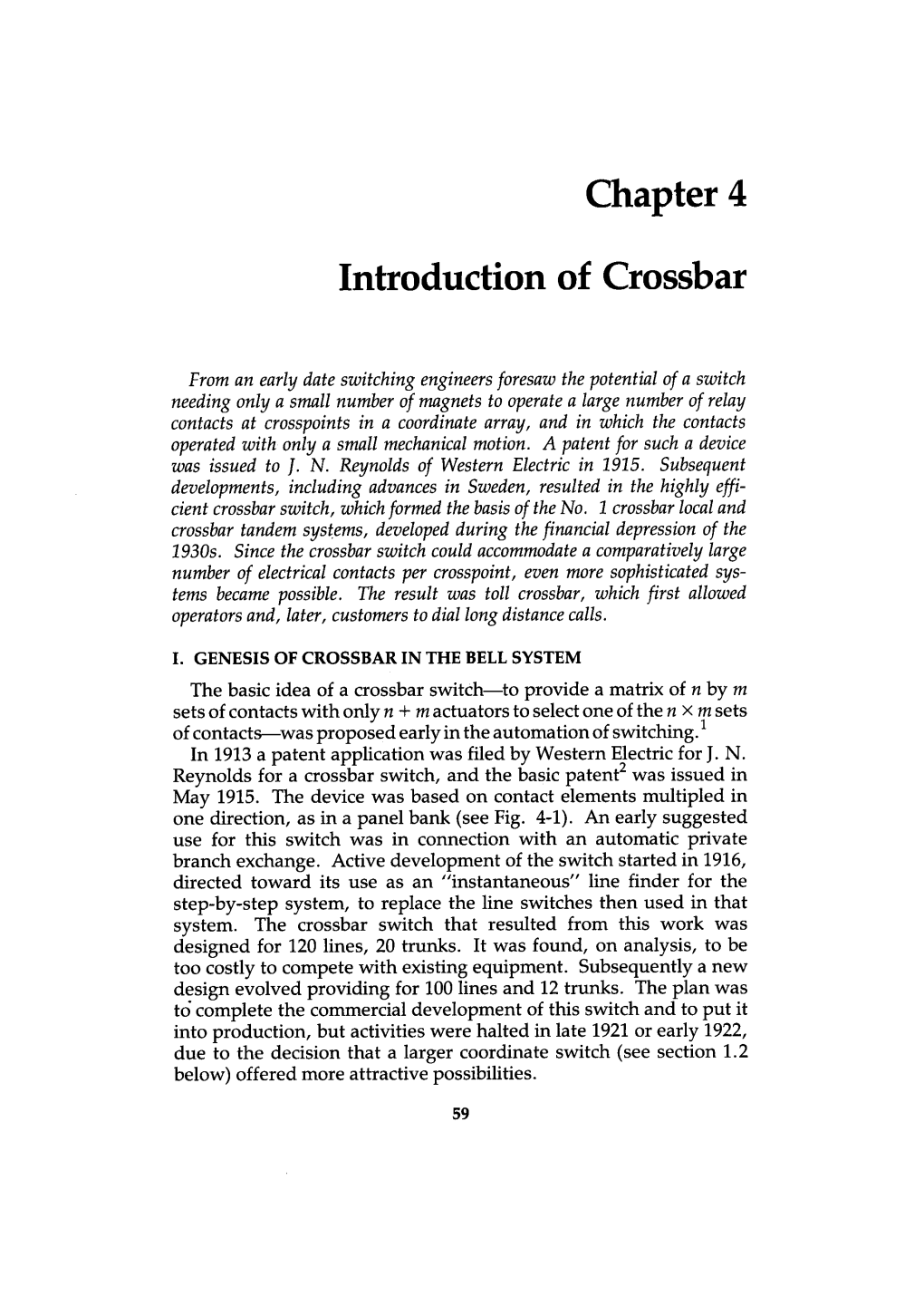 Chapter 4 Introduction of Crossbar