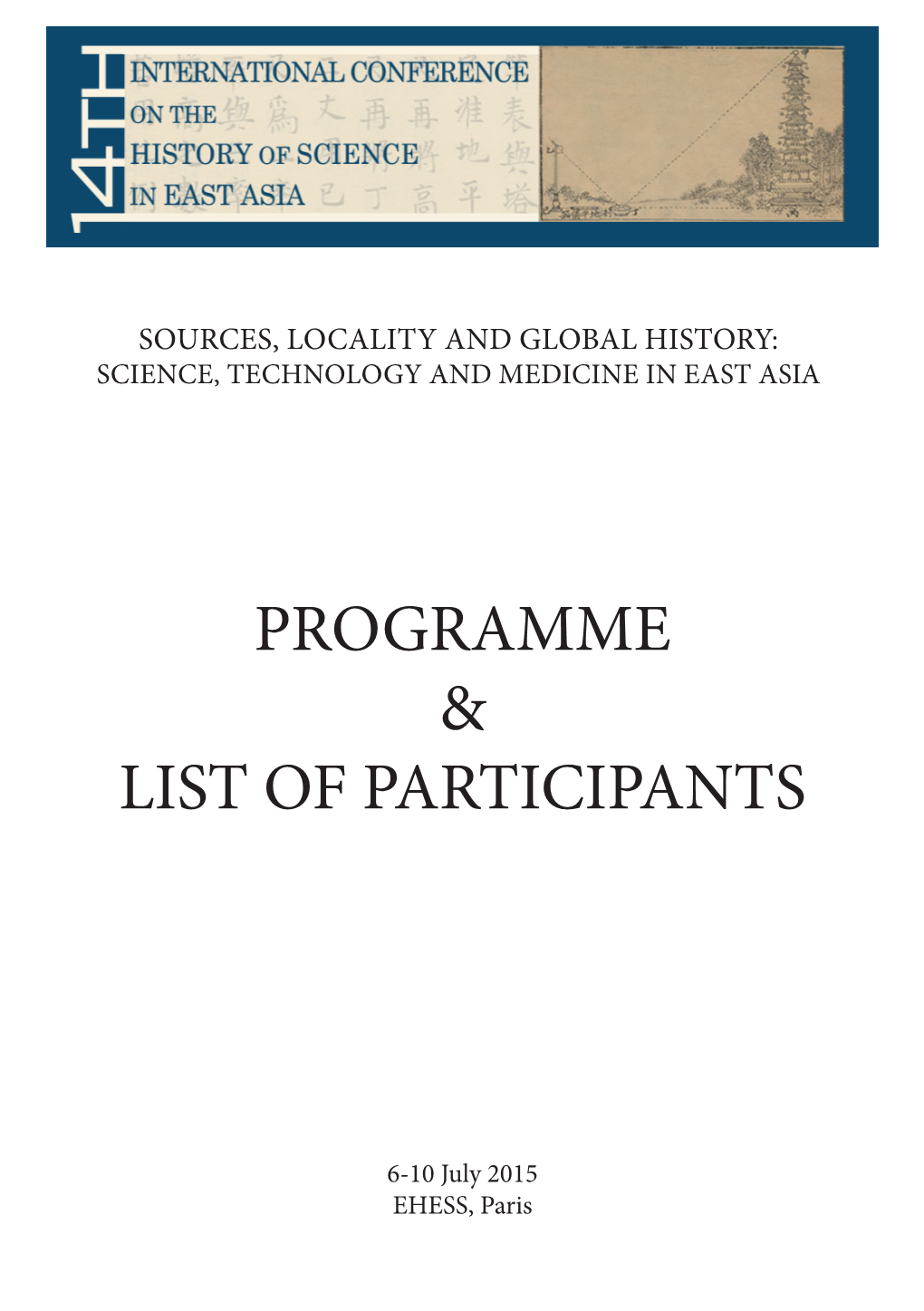 Programme & List of Participants