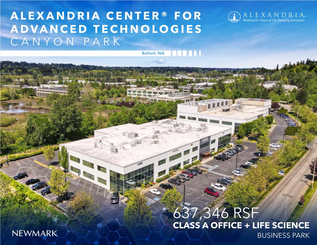 ALEXANDRIA CENTER® for ADVANCED TECHNOLOGIES CANYON PARK Bothell, WA