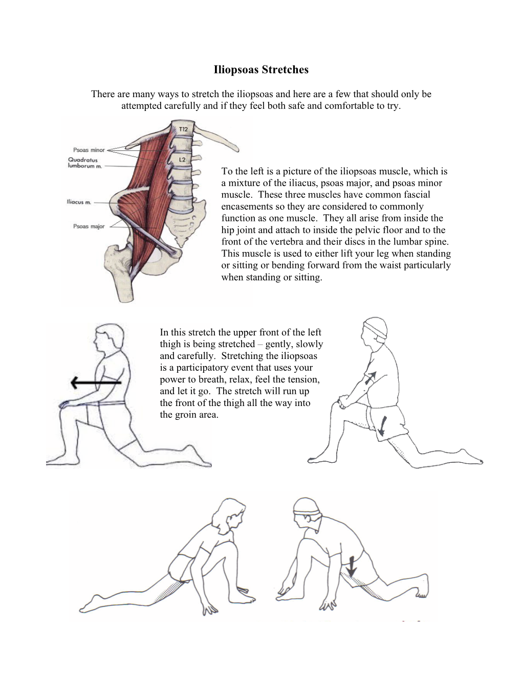 Iliopsoas Stretches.Pdf