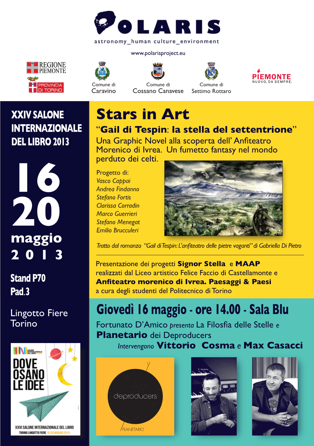 Stars in Art INTERNAZIONALE “Gail Di Tespin: La Stella Del Settentrione” DEL LIBRO 2013 Una Graphic Novel Alla Scoperta Dell’ Anfiteatro Morenico Di Ivrea