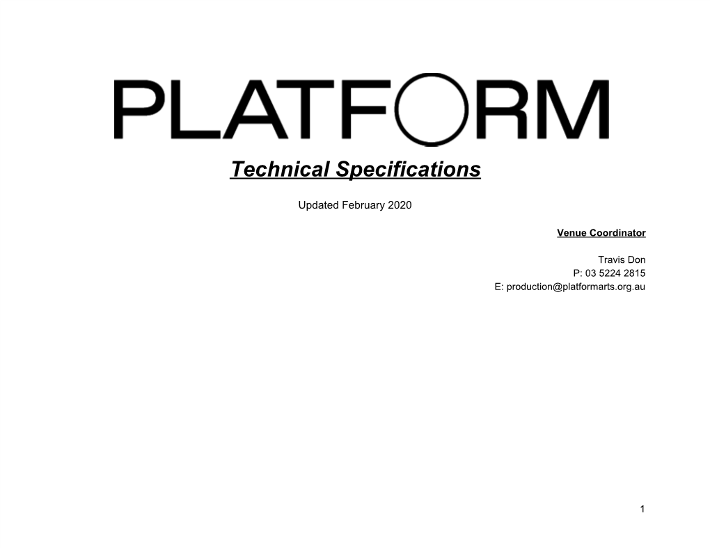 Technical Specifications