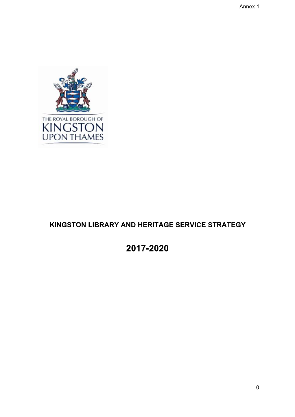 Kingston Library and Heritage Service Strategy