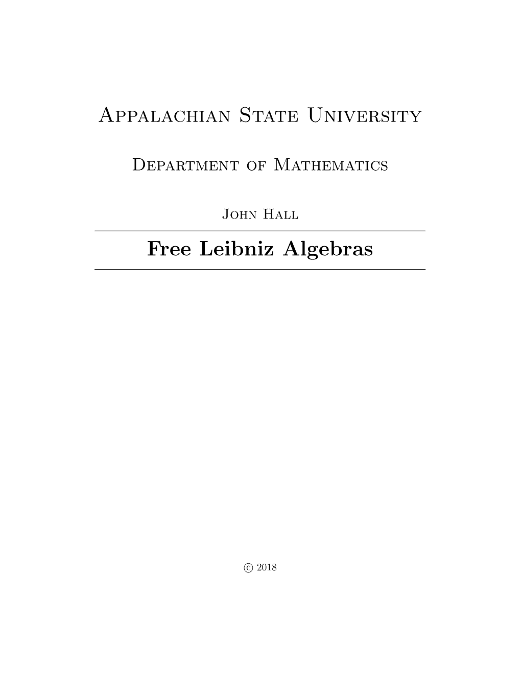 Free Leibniz Algebras