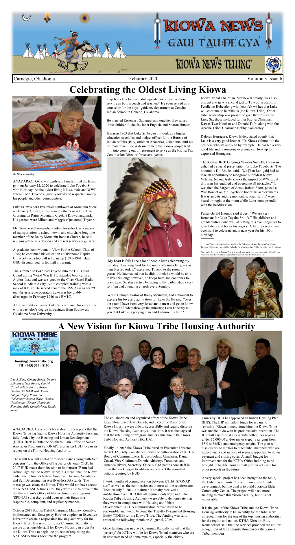 Celebrating the Oldest Living Kiowa