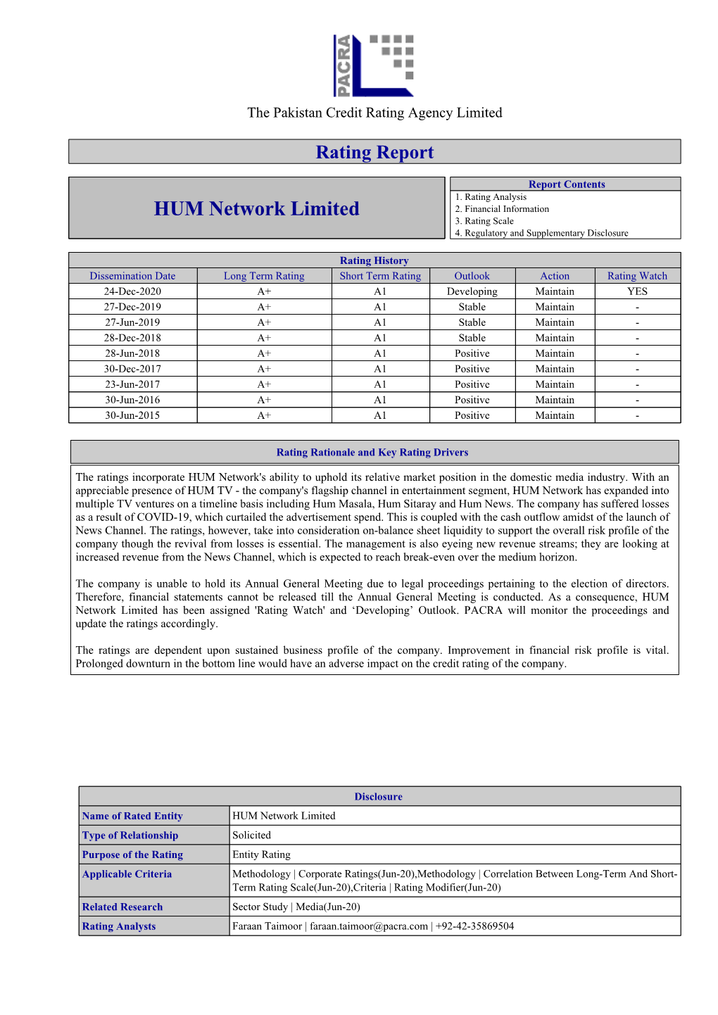 HUM Network Limited 2