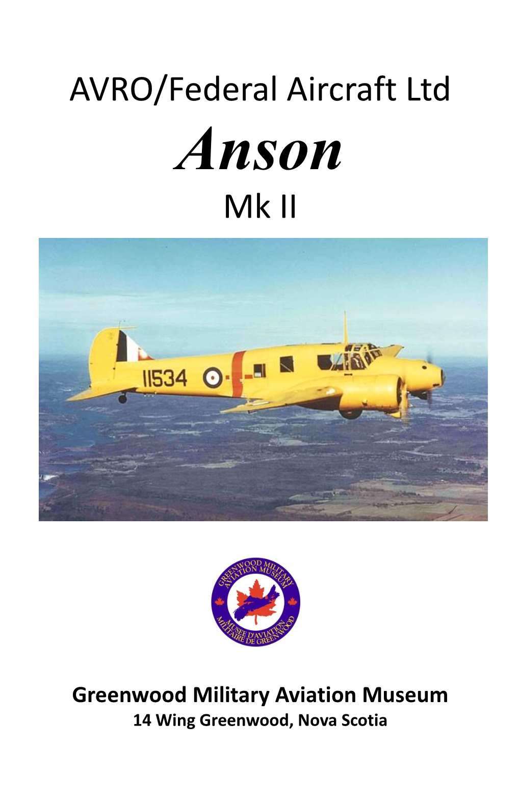 AVRO/Federal Aircraft Ltd Mk II