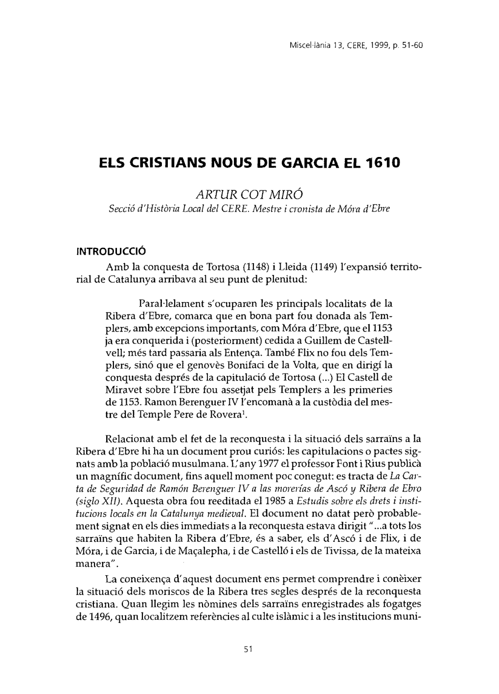 Els Cristians Nous De Garcia El 1610