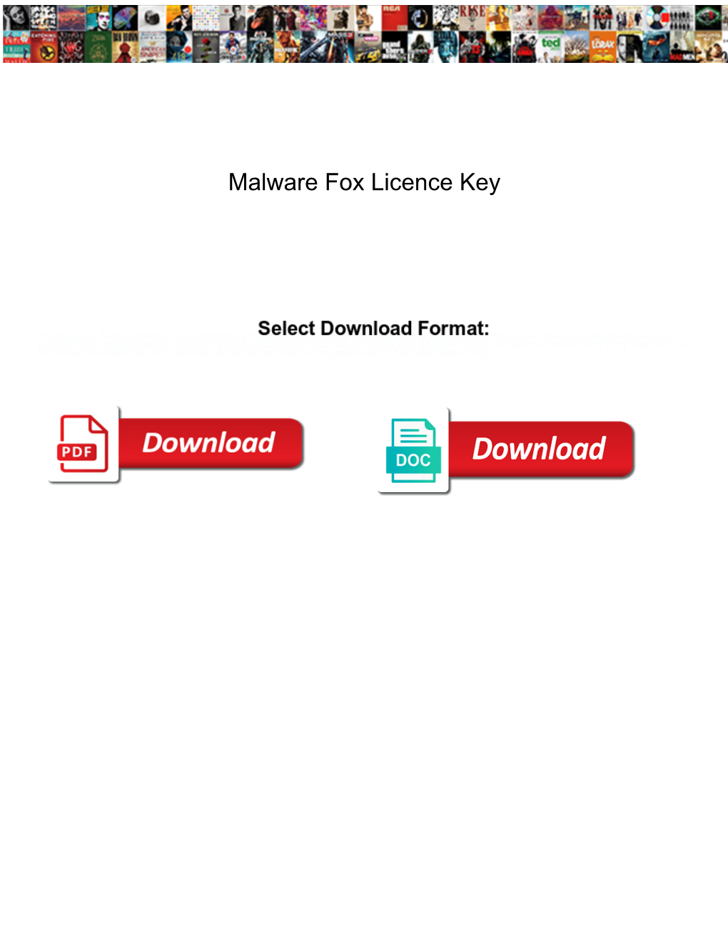 Malware Fox Licence Key