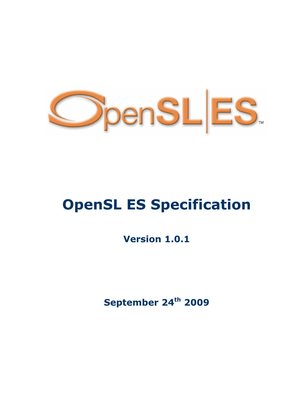 Opensl ES 1.0.1 Specification 1