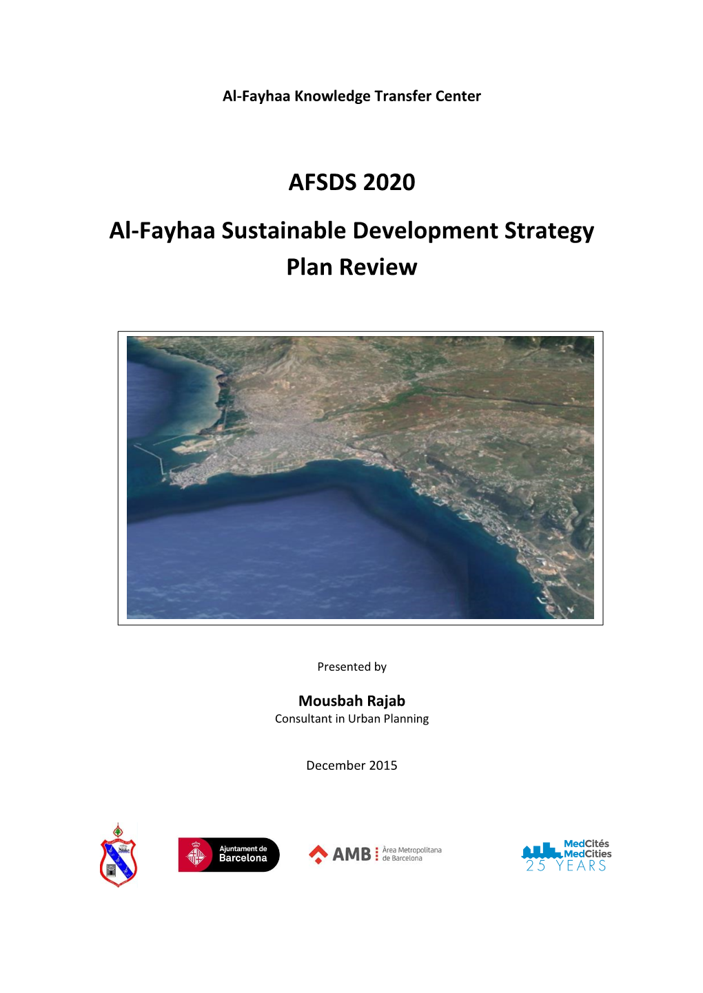 AFSDS 2020 Al-Fayhaa Sustainable Development Strategy Plan Review