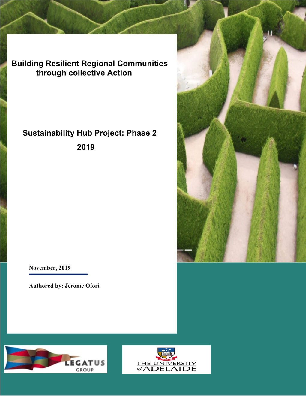 Building Resilient Regional Communities Through Collective Action
