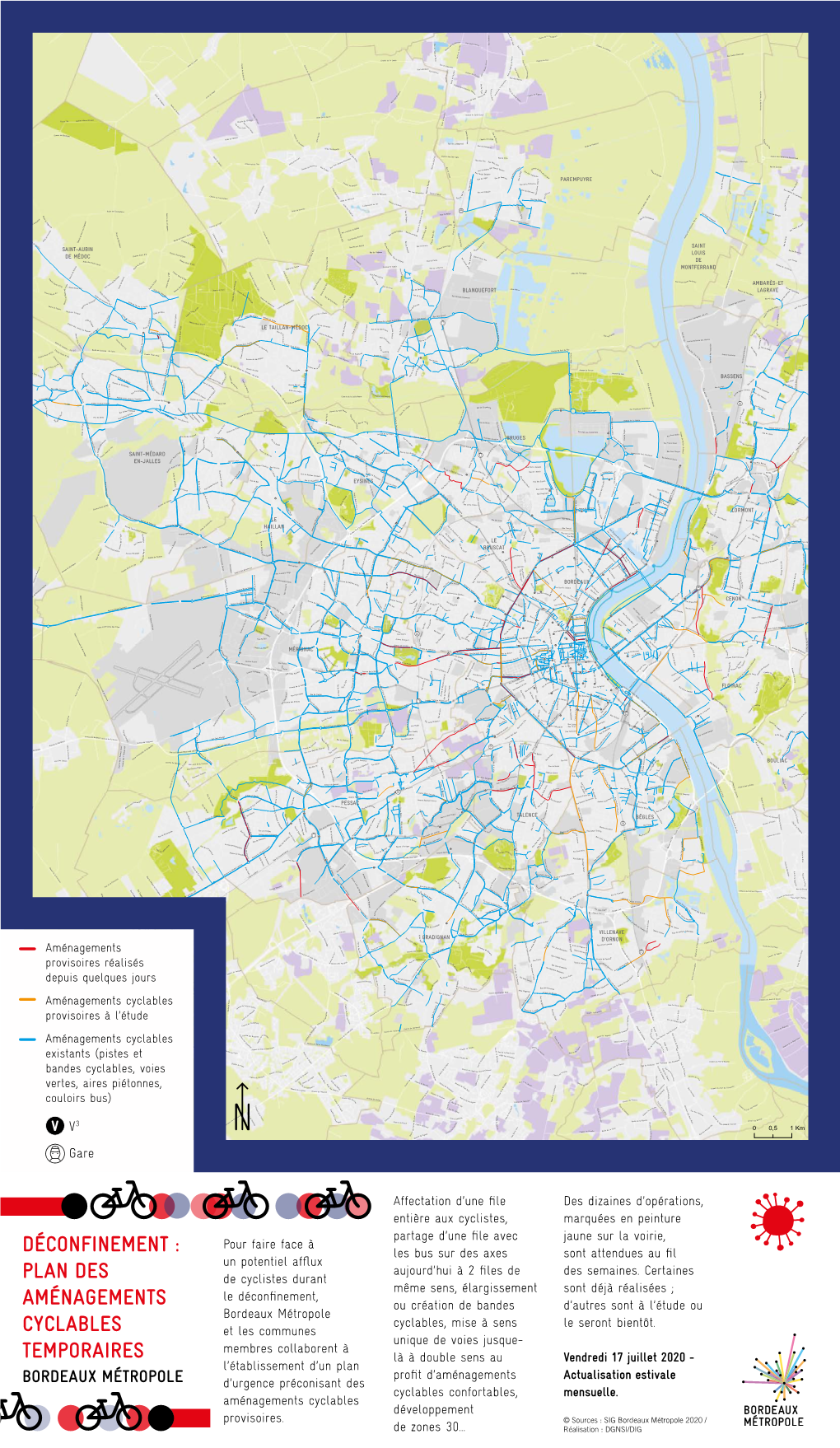 Plan Des Aménagements Cyclables Temporaires