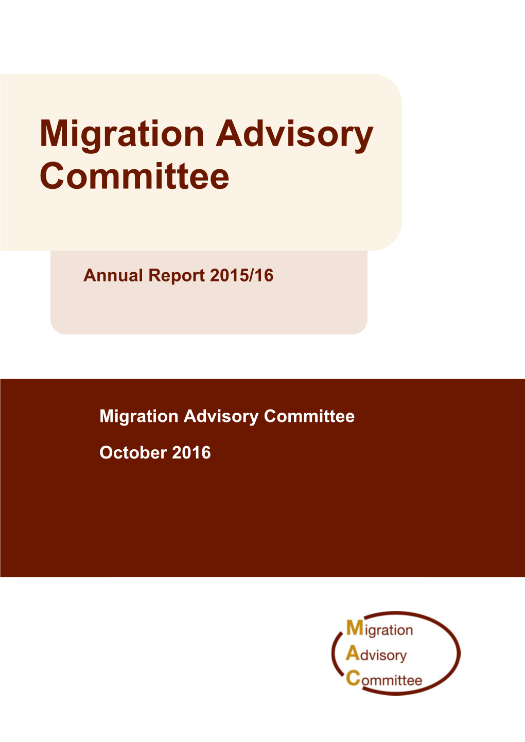 Migration Advisory Committee