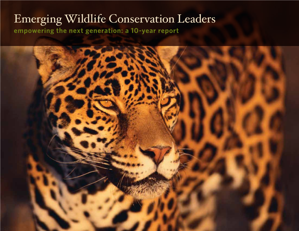 Emerging Wildlife Conservation Leaders