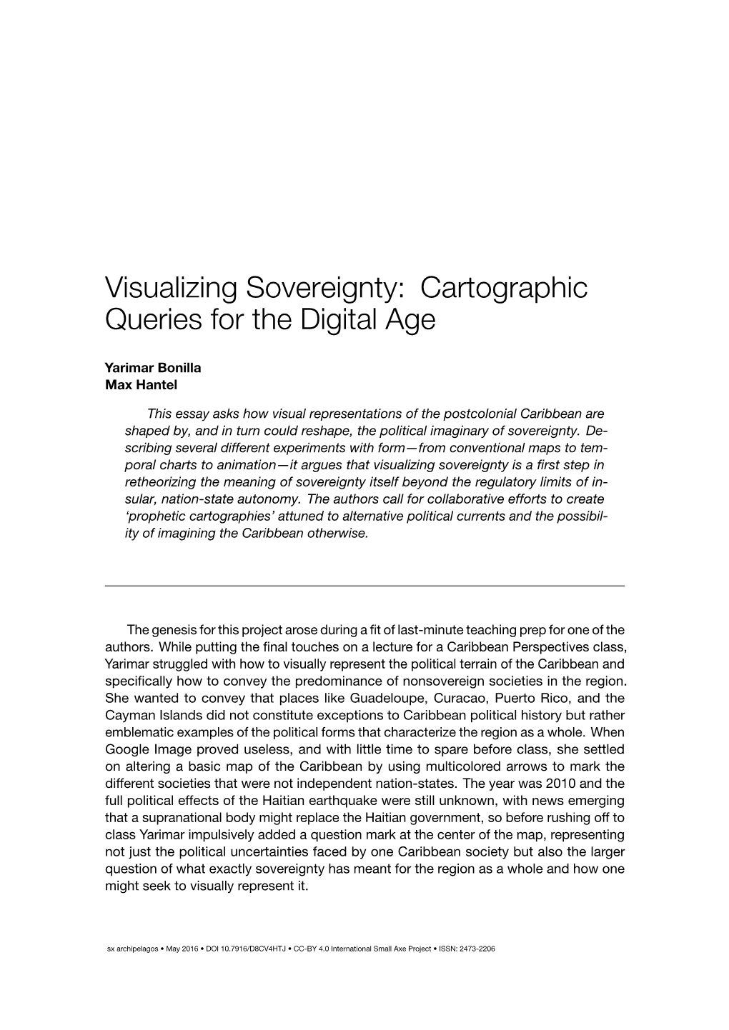 Visualizing Sovereignty: Cartographic Queries for the Digital Age