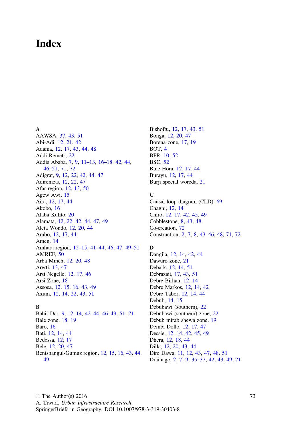 A AAWSA, 37, 43, 51 Abi-Adi, 12, 21, 42 Adama, 12, 17, 43, 44, 48 Addi