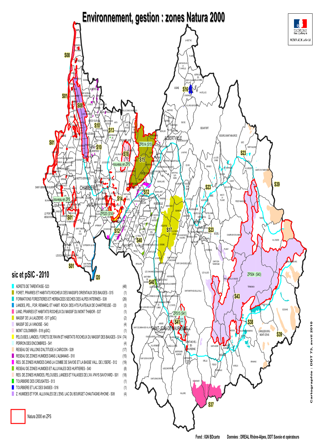 Environnement, Gestion : Zones Natura 2000