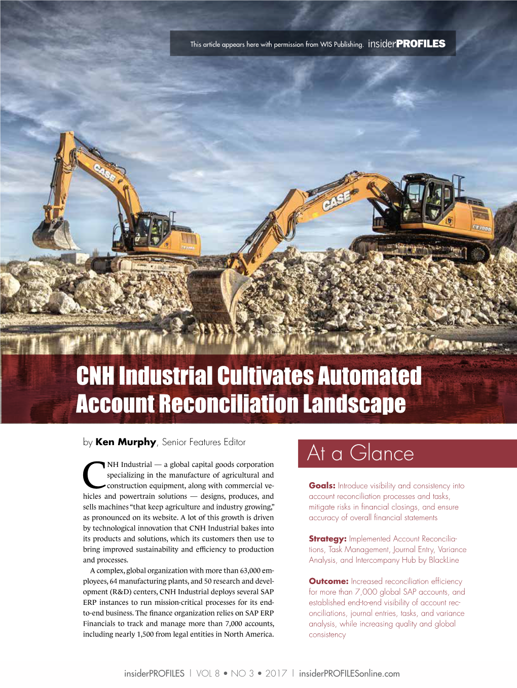 CNH Industrial Cultivates Automated Account Reconciliation Landscape