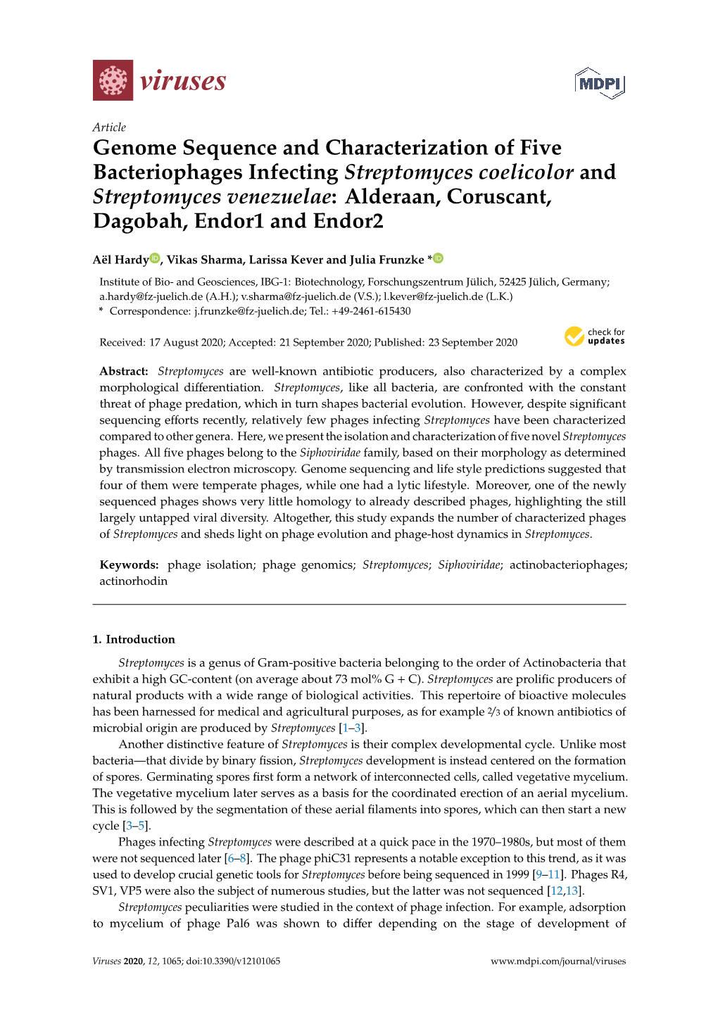 Downloaded from the Actinobacteriophage Database [31]