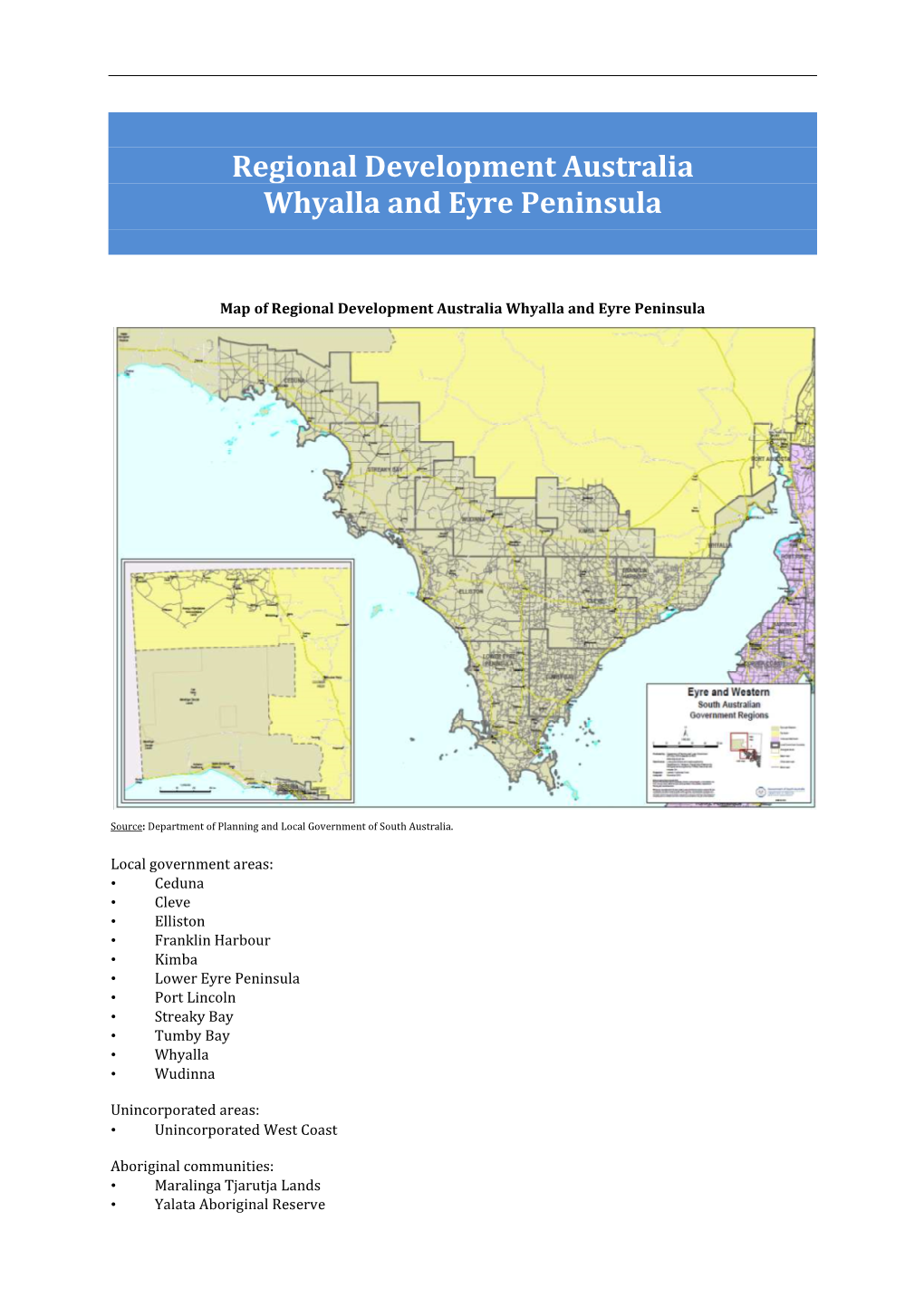 Regional Development Australia Whyalla and Eyre Peninsula