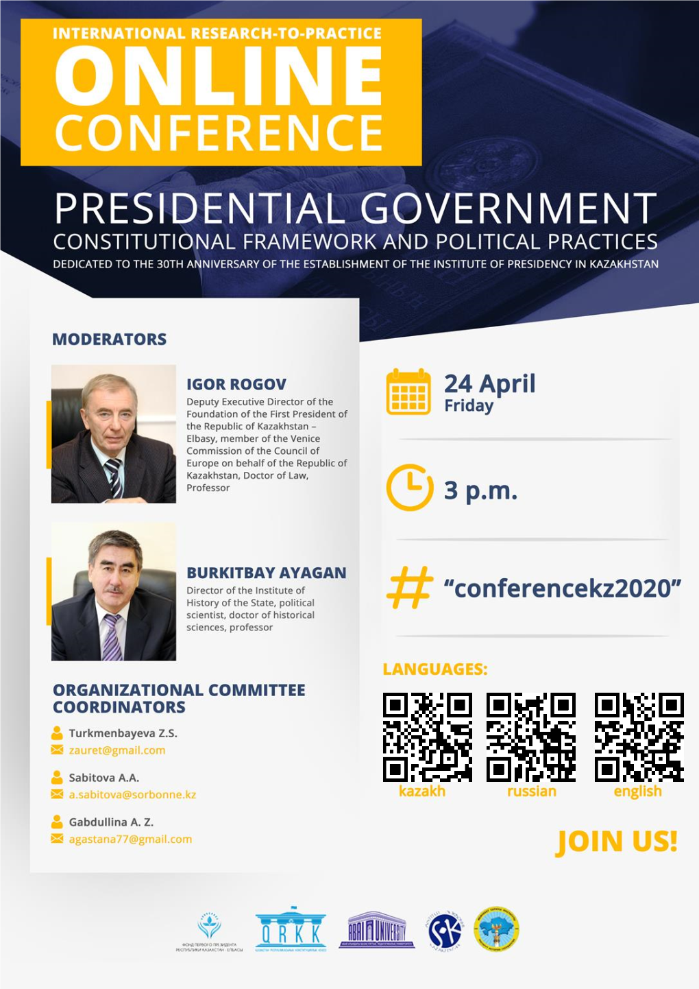 Programme of the Video Conference