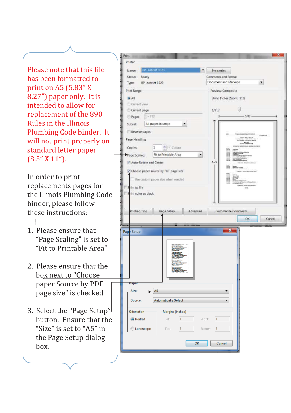 Plumbing Code Binder