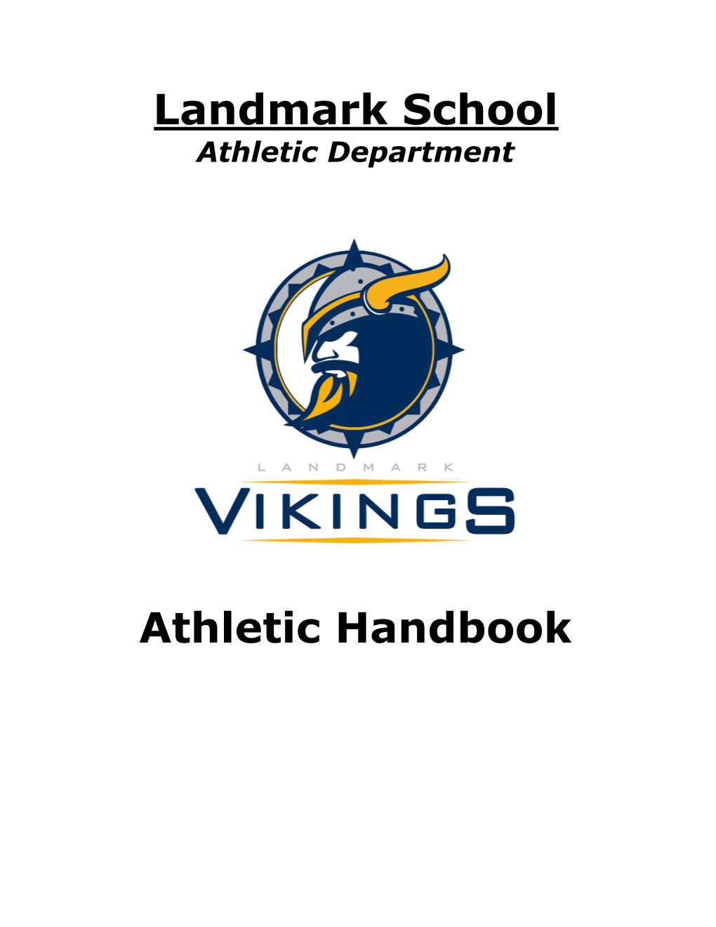 Landmark School Athletic Handbook
