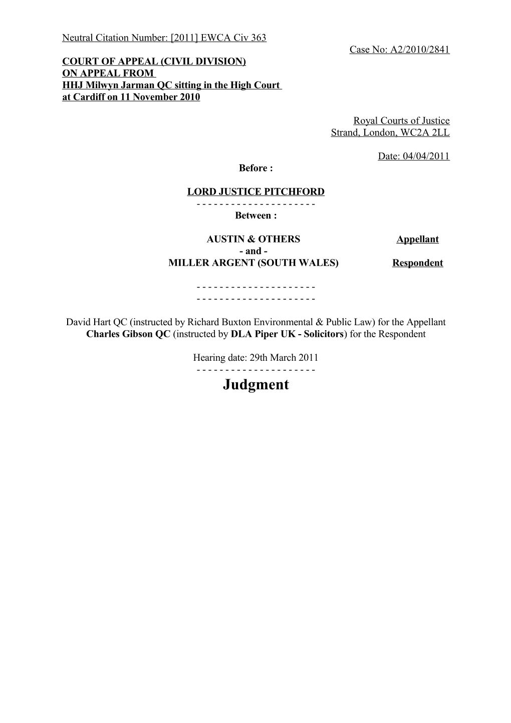 Court of Appeal Judgment Template s6