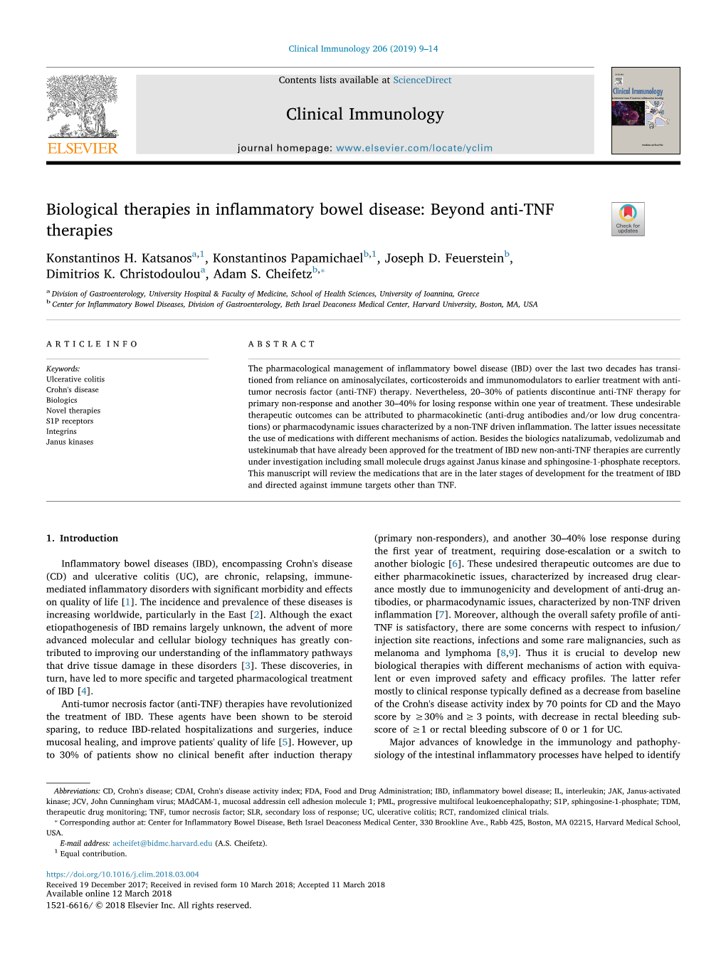 Biological Therapies in Inflammatory Bowel Disease Beyond Anti-TNF Therapies