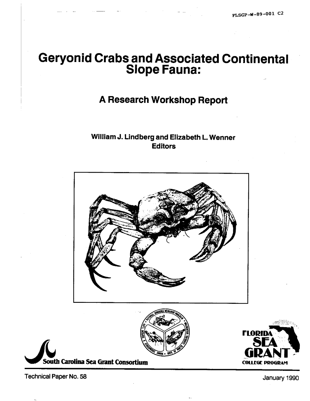 Geryonid Crabs and Associated Continental Slope Fauna