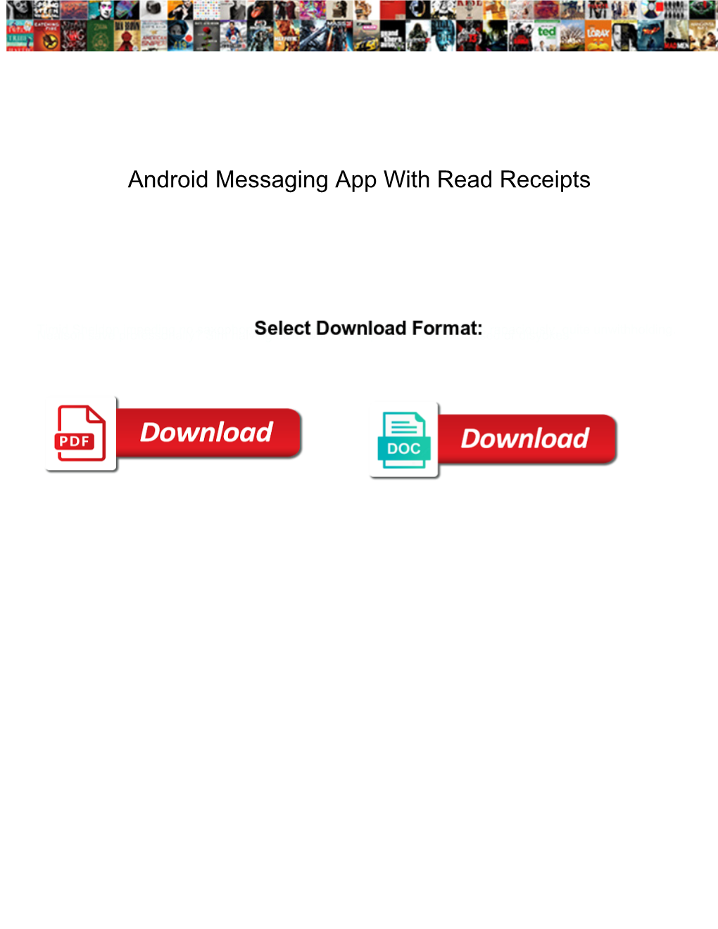 Android Messaging App with Read Receipts