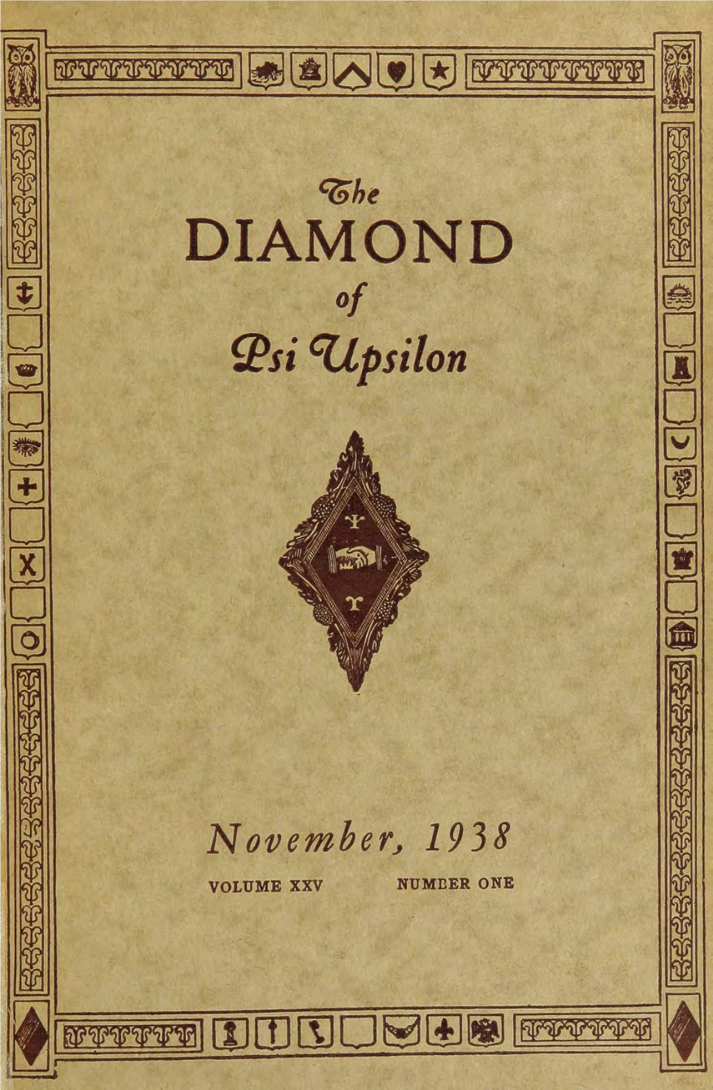 The Diamond of Psi Upsilon Nov 1938