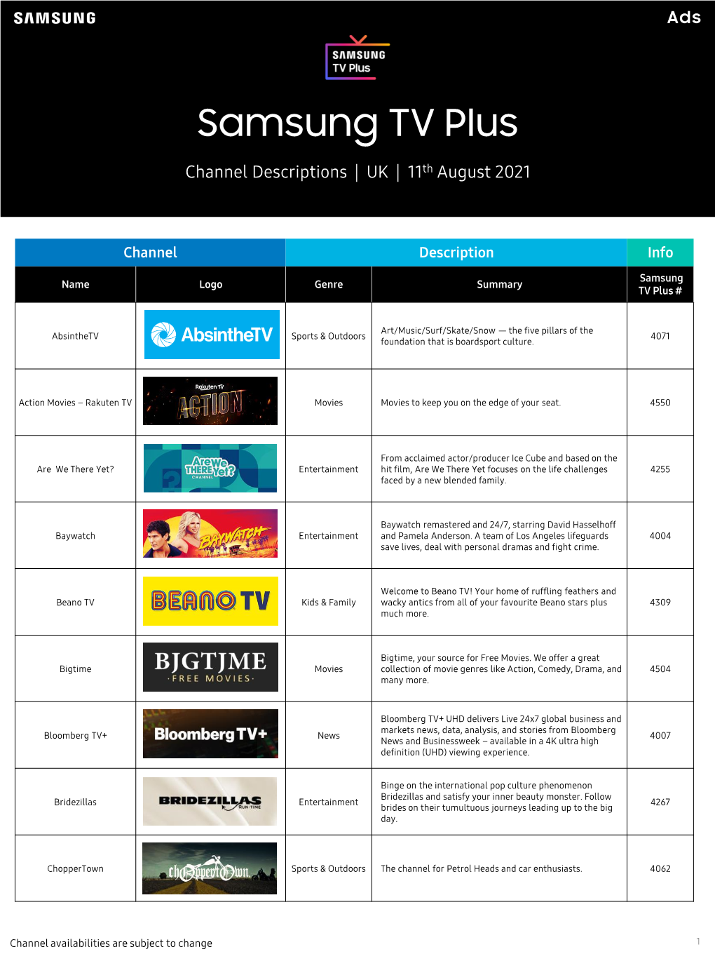 Samsung TV Plus